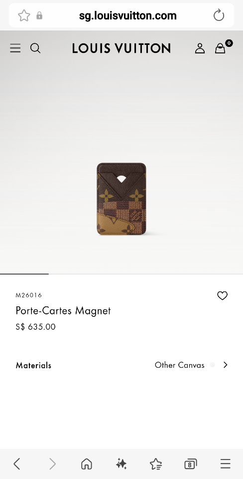 Louis Vuitton M26016
Porte-Cartes Magnet-duoc-ban-tai-Hvip Bags and Accessories