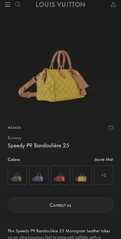 Louis Vuitton M24426
Runway
Speedy P9 Bandoulière 25 25*15*15CM (1)-duoc-ban-tai-Hvip Bags and Accessories
