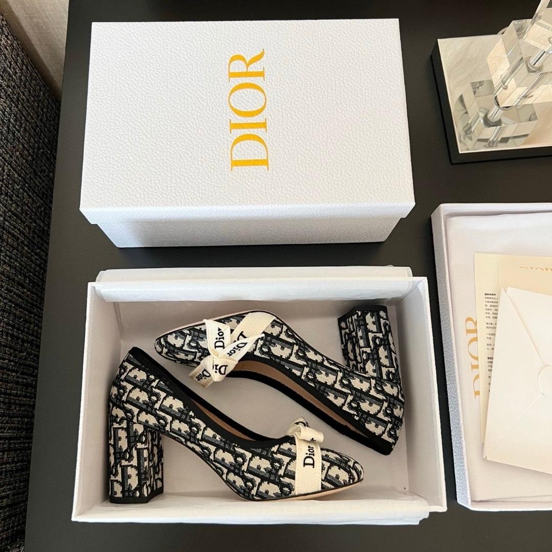 Dior J'Adior Pump cotton Embroidered 90mm-duoc-ban-tai-Hvip Shoes and Clothes