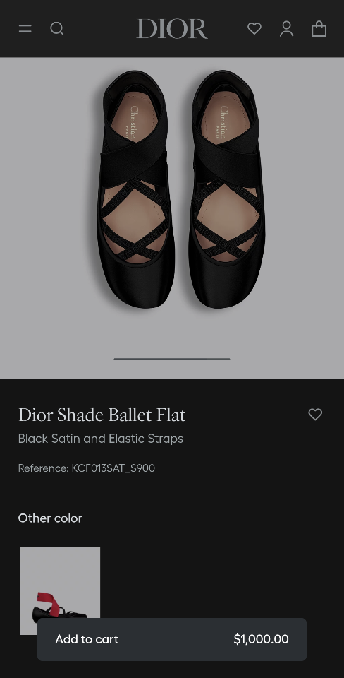 Dior Shade Ballet Flat
Black Satin and Elastic Straps
KCF013SAT_S900 (2)-duoc-ban-tai-Hvip Shoes and Clothes