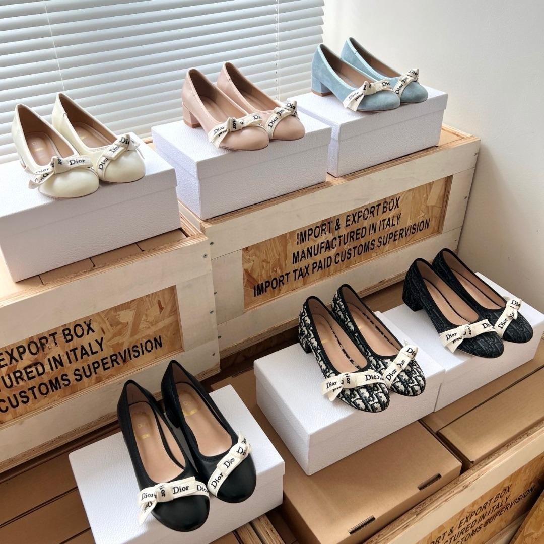 Dior J'Adior Ballet Pump in leather -duoc-ban-tai-Hvip Shoes and Clothes