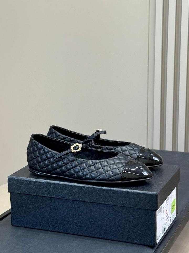 Chanel 25a BALLERINAS lambskin black (1) -duoc-ban-tai-Hvip Shoes and Clothes