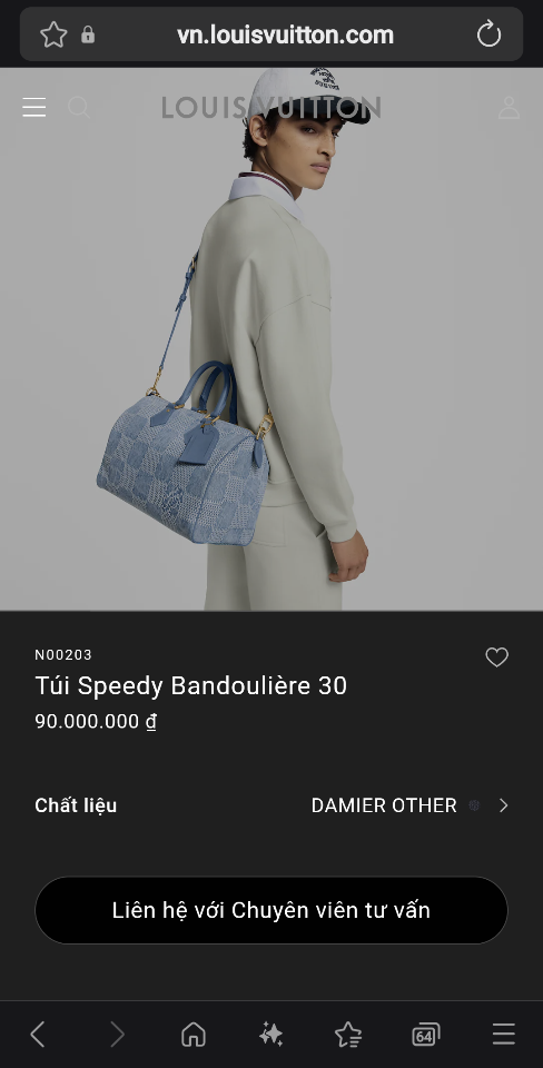 Louis Vuitton N00203
Túi Speedy Bandoulière 30 34 x 22 x 19 cm-duoc-ban-tai-Hvip Bags and Accessories