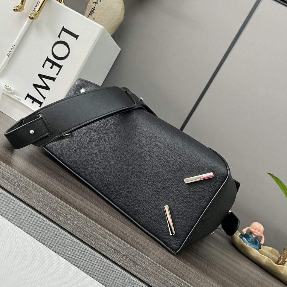 Loewe medium puzzle grained calfskin leather black 29*19.5*14cm A510P49X26-duoc-ban-tai-Hvip Bags and Accessories