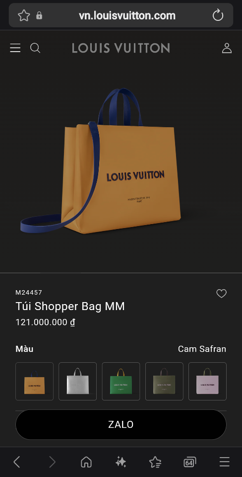 Louis Vuitton M24457
Túi Shopper Bag MM 40.0 x 32.0 x 16.0cm-duoc-ban-tai-Hvip Bags and Accessories