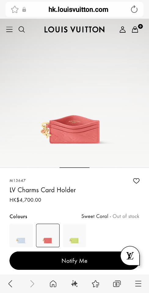 Louis Vuitton M13647
LV Charms Card Holder-duoc-ban-tai-Hvip Bags and Accessories