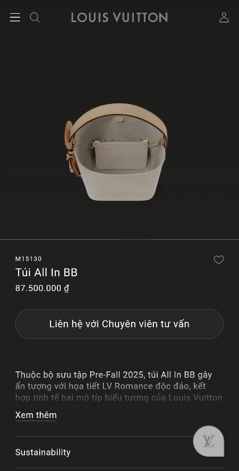 Louis Vuitton M15130
Túi All In BB 18*12*16CM L1-duoc-ban-tai-Hvip Bags and Accessories