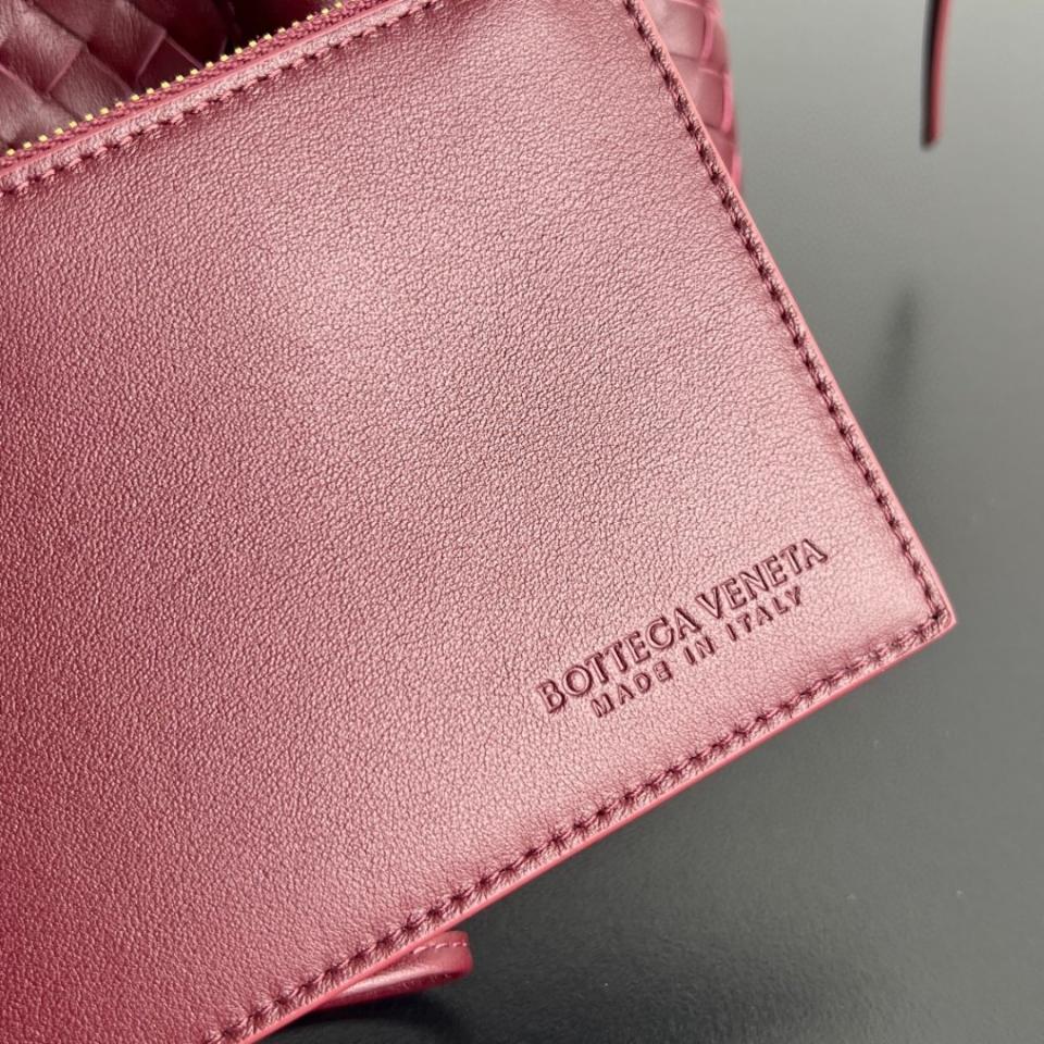 Bottega Veneta  Small Pinacoteca burgundy  819004 15*24*12cm-duoc-ban-tai-Hvip Bags and Accessories