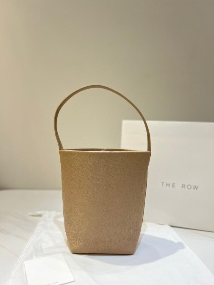 The Row Small N/S Park Tote Bag in Leather dark Taupe 24X22X11cm -duoc-ban-tai-Hvip Bags and Accessories
