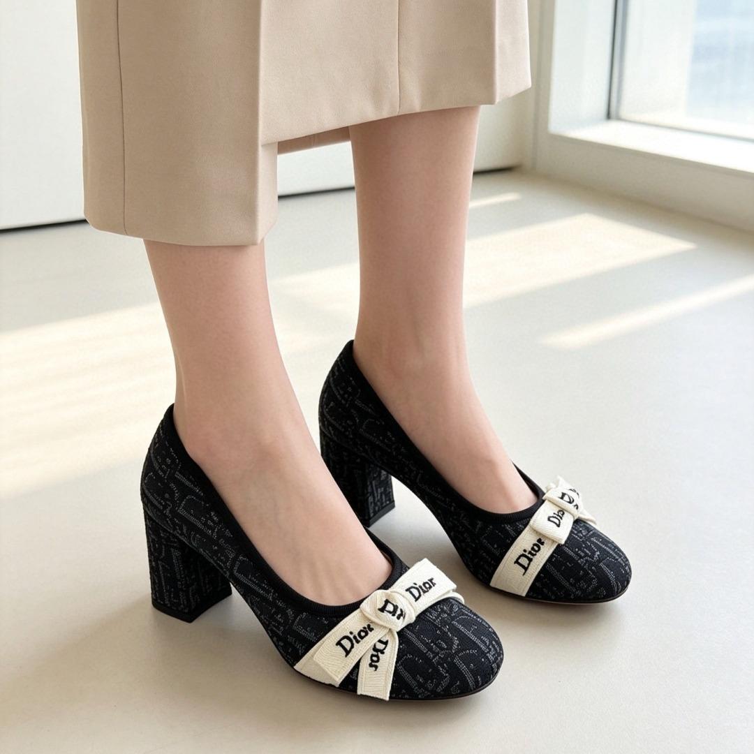 Dior J'Adior Pump cotton Embroidered 90mm-duoc-ban-tai-Hvip Shoes and Clothes
