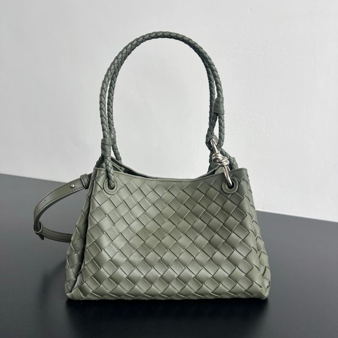 Bottega Veneta medium Parachute Pickle 835921 29.5X18.5X17.5cm-duoc-ban-tai-Hvip Bags and Accessories
