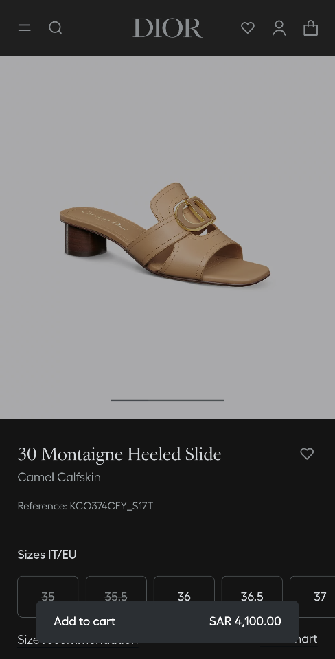Dior 30 Montaigne Heeled Slide
Camel Calfskin
KCO374CFY_S17T 40mm (2)-duoc-ban-tai-Hvip Shoes and Clothes