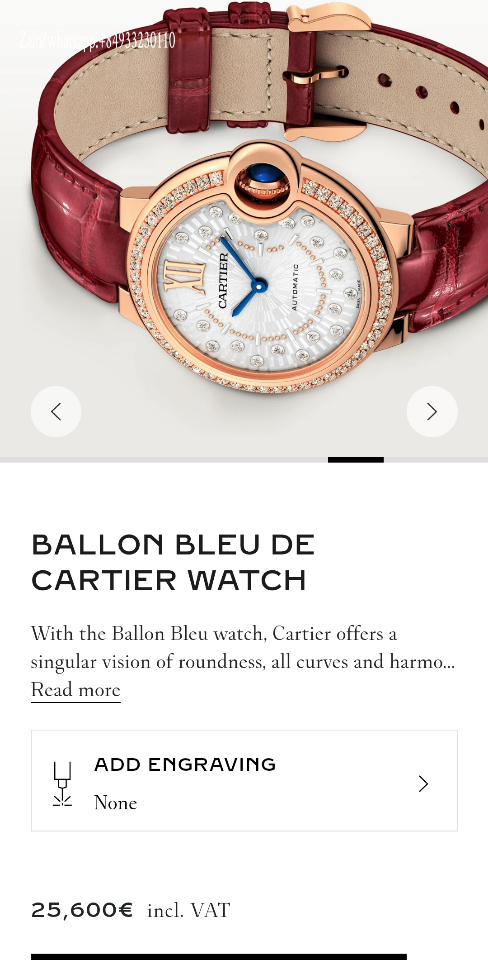 Cartier Ballon Bleu de Cartier watch 33mm WGBB0080-duoc-ban-tai-Hvip Bags and Accessories