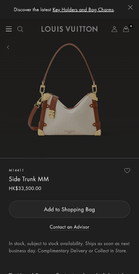 Louis Vuitton M14411
Side Trunk MM 16 x 8.5 x 23.5cm-duoc-ban-tai-Hvip Bags and Accessories