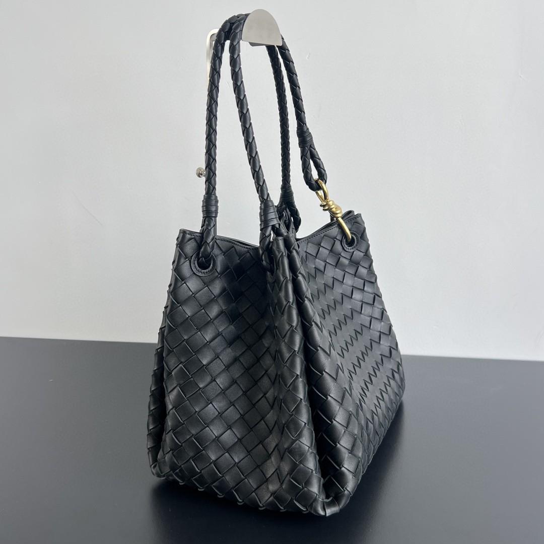 Bottega Veneta Large Parachute black  796571 30X26X20cm-duoc-ban-tai-Hvip Bags and Accessories