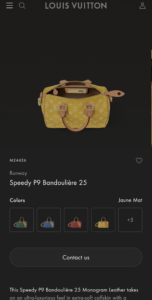Louis Vuitton M24426
Runway
Speedy P9 Bandoulière 25 25*15*15CM (1)-duoc-ban-tai-Hvip Bags and Accessories