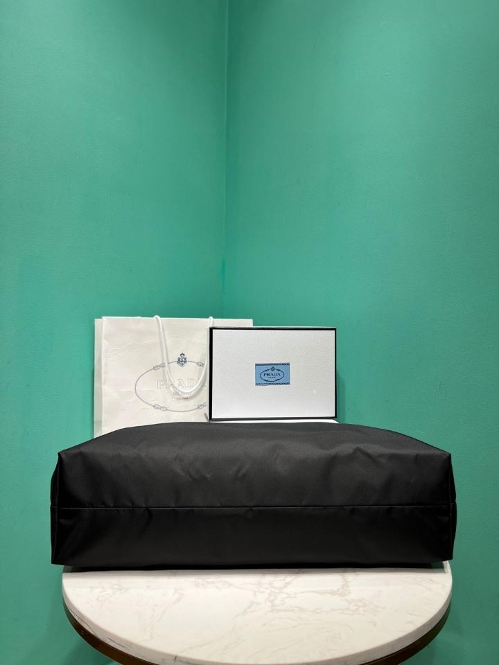 Prada Mariner large Re-Nylon shoulder bag black 1BC244 48x39x14cm-duoc-ban-tai-Hvip Bags and Accessories