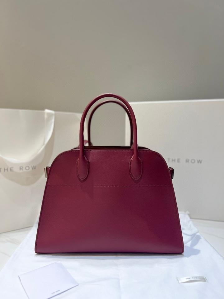 The Row Soft Margaux 12 Bag in Leather borgogna 32x15x25cm -duoc-ban-tai-Hvip Bags and Accessories