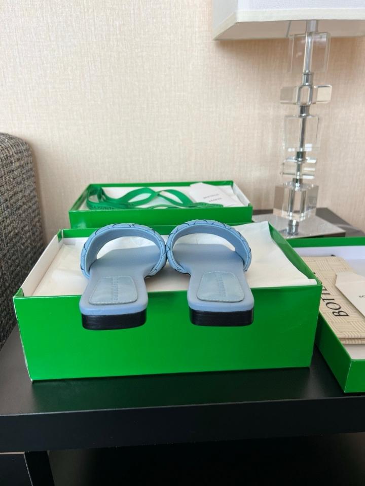Bottega Veneta Parco Flat Mule blue-duoc-ban-tai-Hvip Shoes and Clothes