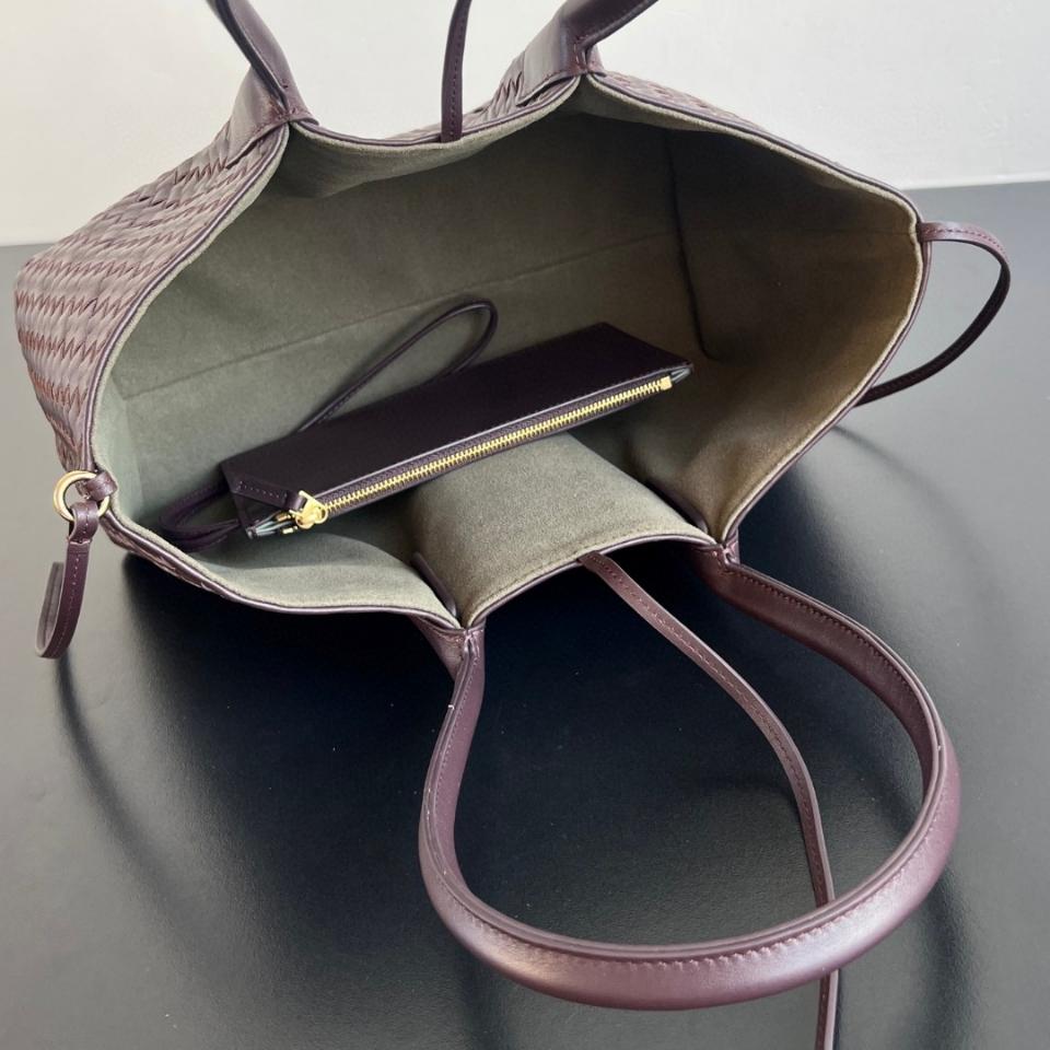Bottega Veneta Pinacoteca Dark barolo/pickle 854371 34*20*14cm-duoc-ban-tai-Hvip Bags and Accessories