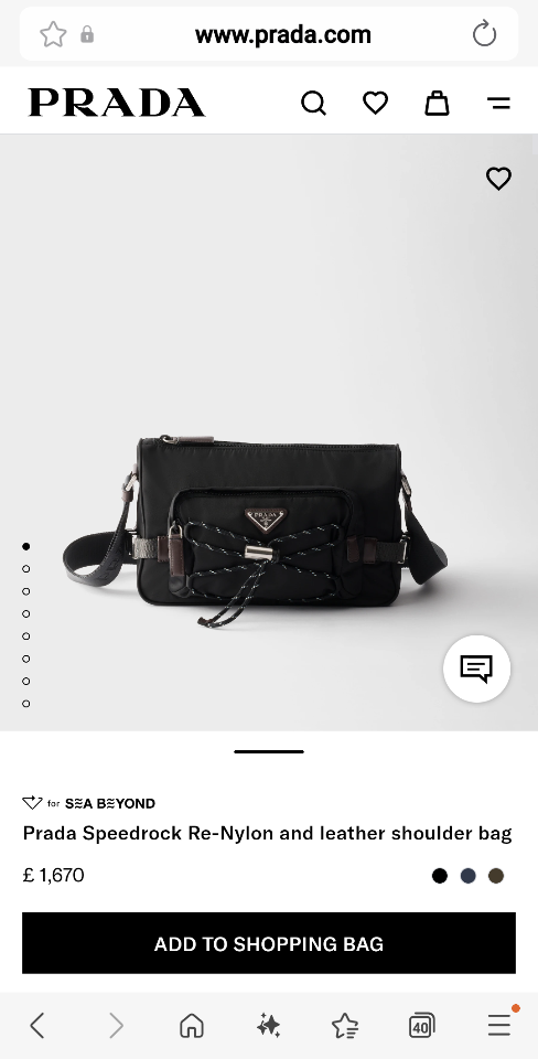 Prada Speedrock Re-Nylon and leather shoulder bag black 2VH192 28x17.5x10cm-duoc-ban-tai-Hvip Bags and Accessories