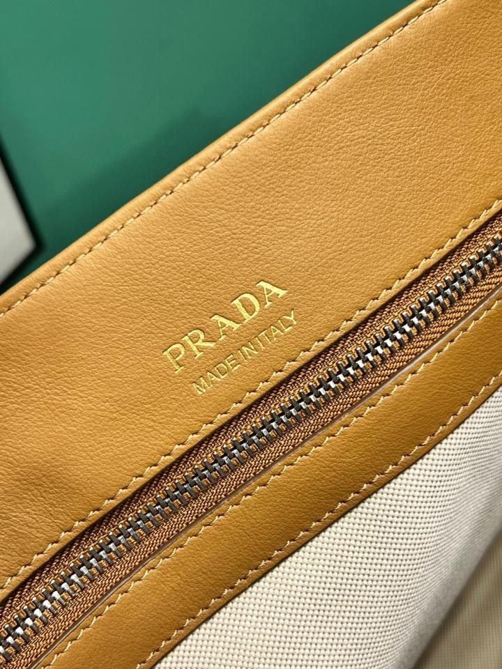 Prada leather shoulder bag beige 2VD068 30x27.5x15cm-duoc-ban-tai-Hvip Bags and Accessories