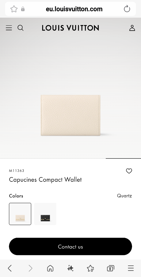 Louis Vuitton M11363
Capucines Compact Wallet.-duoc-ban-tai-Hvip Bags and Accessories