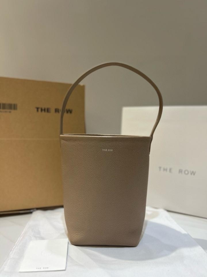 The Row Small N/S Park Tote Bag in Leather dark Taupe 24X22X11cm -duoc-ban-tai-Hvip Bags and Accessories