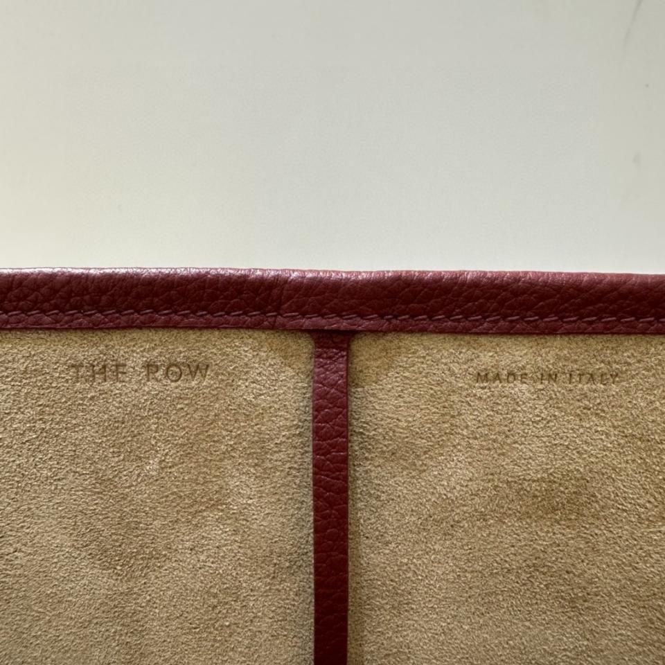 The Row Large N/S Park Tote in Leather Burnt Wood  44X38X21cm -25cm -duoc-ban-tai-Hvip Bags and Accessories