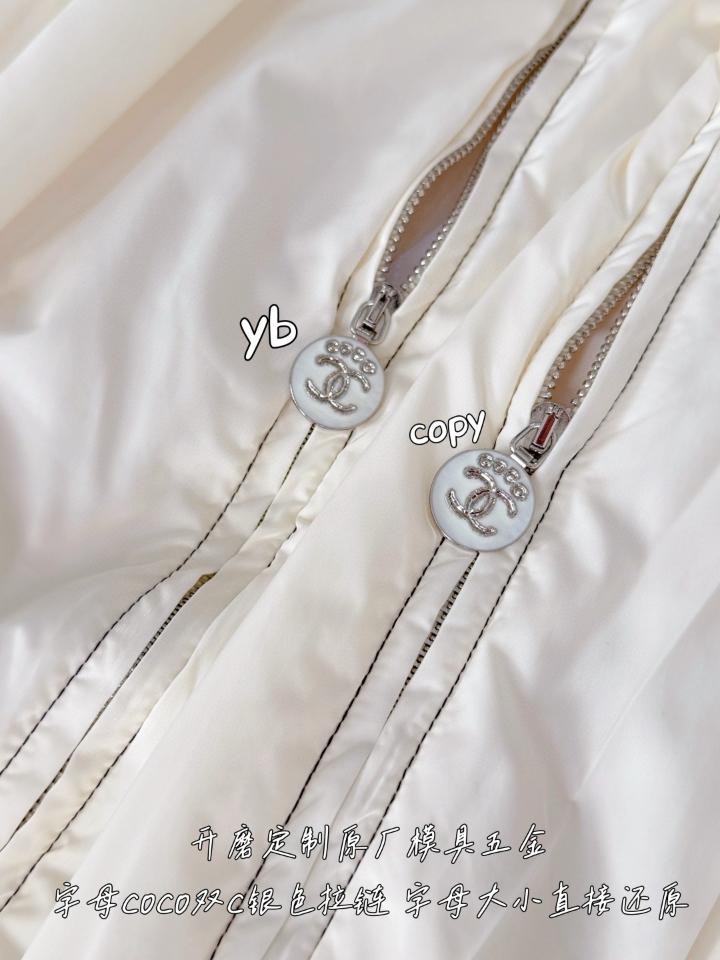 Chanel Coco Beach Jacket
 
Silk Taffeta 
White P78572-V70363-duoc-ban-tai-Hvip Shoes and Clothes