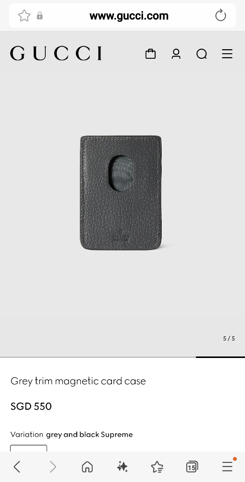 Gucci  trim magnetic card case 817197-duoc-ban-tai-Hvip Bags and Accessories