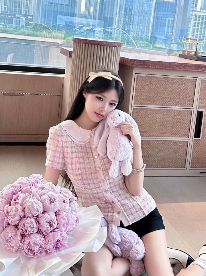 Chanel Top
 
Cotton Tweed 
Pink & Light Green-duoc-ban-tai-Hvip Shoes and Clothes
