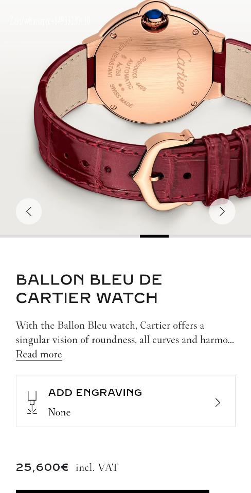 Cartier Ballon Bleu de Cartier watch 33mm WGBB0080-duoc-ban-tai-Hvip Bags and Accessories