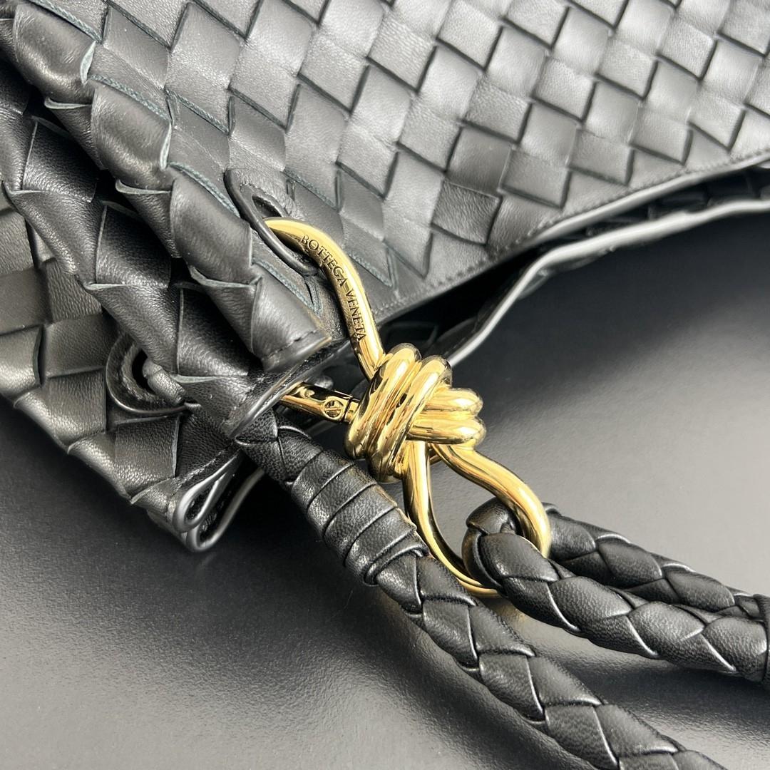 Bottega Veneta Large Parachute black  796571 30X26X20cm-duoc-ban-tai-Hvip Bags and Accessories