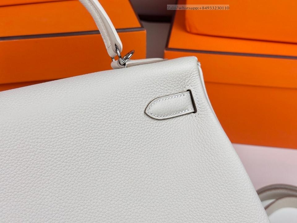 Hermès Kelly 32 Craie togo PHW -duoc-ban-tai-Hvip Bags and Accessories