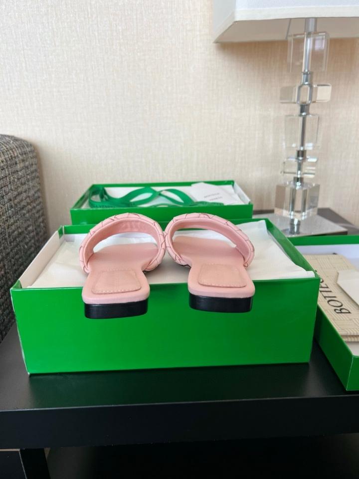 Bottega Veneta Parco Flat Mule pink-duoc-ban-tai-Hvip Shoes and Clothes