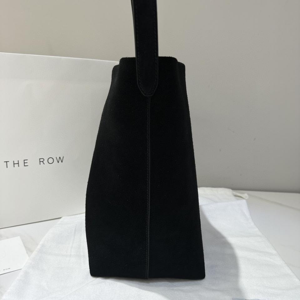 THE ROW
Medium N/S Park suede tote bag black 30X28X15.5cm -duoc-ban-tai-Hvip Bags and Accessories