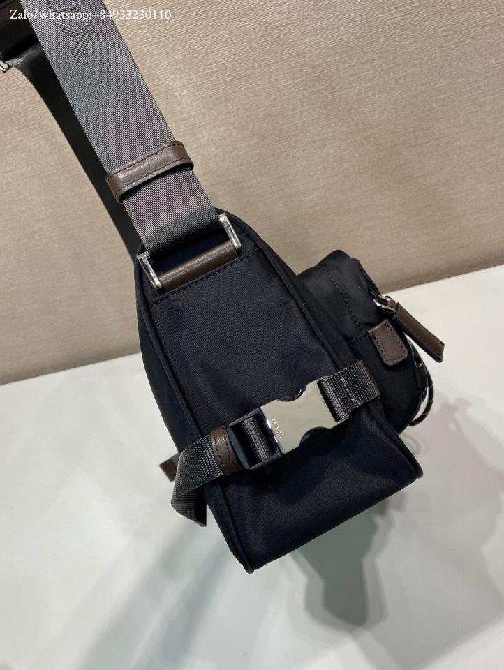 Prada Speedrock Re-Nylon and leather shoulder bag black 2VH192 28x17.5x10cm-duoc-ban-tai-Hvip Bags and Accessories