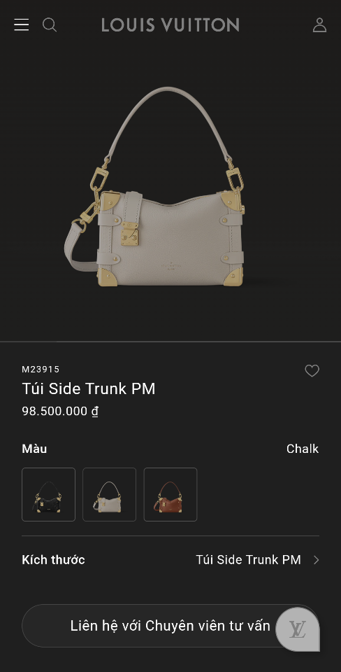 Louis Vuitton M23915
Túi Side Trunk PM 15*12.5*8CM L1-duoc-ban-tai-Hvip Bags and Accessories