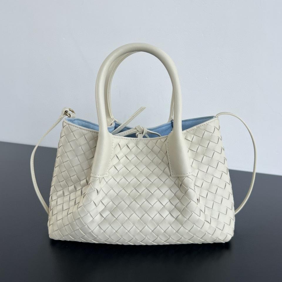 Bottega Veneta  Small Pinacoteca  Sea salt/ice 819004 15*24*12cm-duoc-ban-tai-Hvip Bags and Accessories