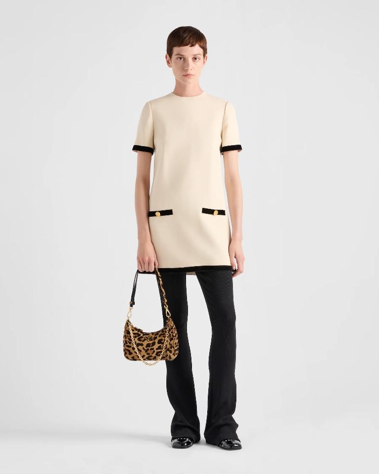 Prada Re-Edition mini printed leather bag honey 1BC204 23x17x6.5cm-duoc-ban-tai-Hvip Bags and Accessories