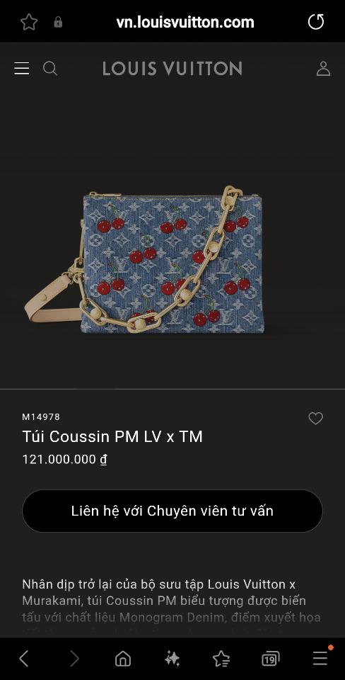 Louis Vuitton M14978
Túi Coussin PM LV x TM 20 x 12 x 26cm (1)-duoc-ban-tai-Hvip Bags and Accessories