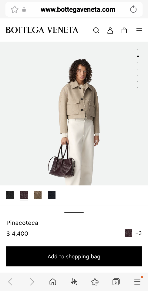 Bottega Veneta Pinacoteca Dark barolo/pickle 854371 34*20*14cm-duoc-ban-tai-Hvip Bags and Accessories