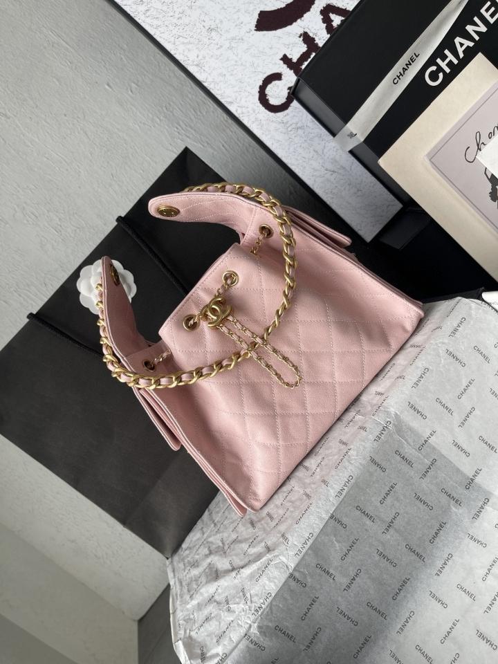 CHANEL 25 Small Handbag grained Calfskin & gold-tone tone Metal,pink AS5293 30-26-14cm-duoc-ban-tai-Hvip Bags and Accessories
