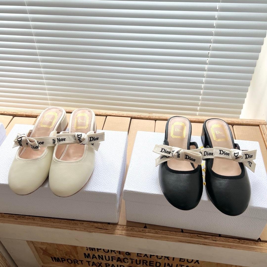 Dior J'Adior Heeled Slide leather-duoc-ban-tai-Hvip Shoes and Clothes