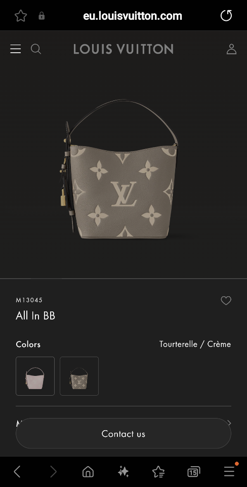 Louis Vuitton M13045 All In BB 16 x 18 x 12 cm (1-4)-duoc-ban-tai-Hvip Bags and Accessories