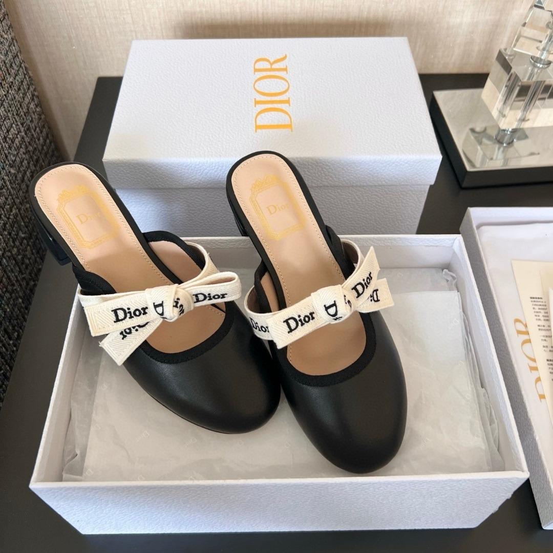 Dior J'Adior Heeled Slide leather-duoc-ban-tai-Hvip Shoes and Clothes