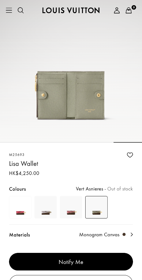 Louis Vuitton M25693
Lisa Wallet-duoc-ban-tai-Hvip Bags and Accessories