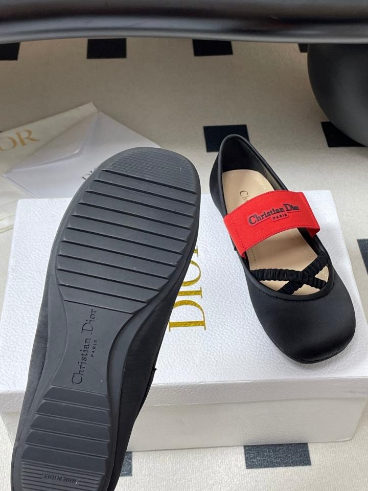 Dior Shade Ballet Flat
Black silk and Elastic Straps
 KDF012LAB (2)-duoc-ban-tai-Hvip Shoes and Clothes