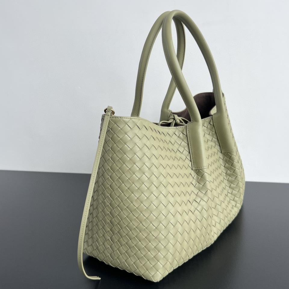 Bottega Veneta Large Pinacoteca light green 817166 23*43*14.5cm-duoc-ban-tai-Hvip Bags and Accessories